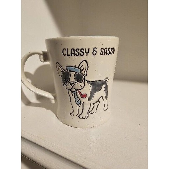Spectrum Other - CLASSY & SASSY Frenchie Bulldog Dog Mug by SPECTRUM Designz Coffee 17oz NEW